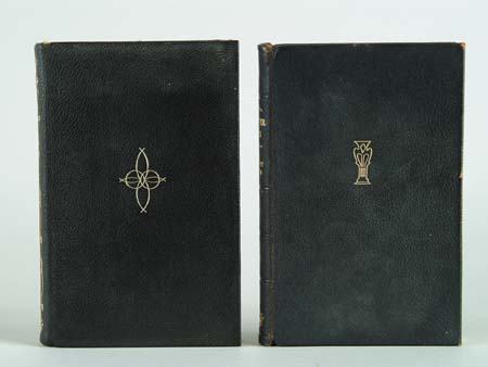 Appraisal: TWO BOOKS Both in decorative leather bindings The Bondmaid by