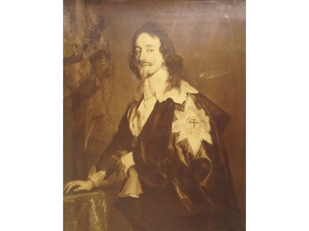 Appraisal: Monochrome reproduction print 'King Charles I'