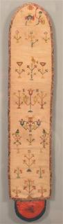 Appraisal: Rare Pennsylvania Cross Stitch Needle and Thread Case Rare Pennsylvania