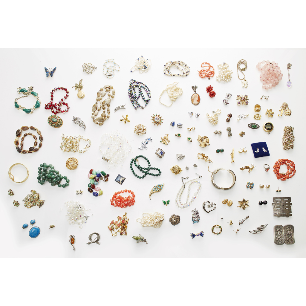 Appraisal: A large collection of costume jewellery to include various beaded