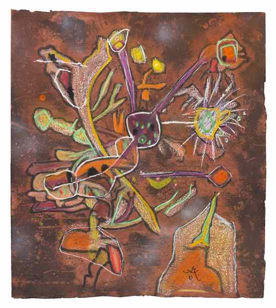 Appraisal: Roberto Matta Chilean - New View carborundum etching edition monogrammed