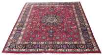 Appraisal: A Semi-Antique Mashad Carpet circa 's Pretty area rug with