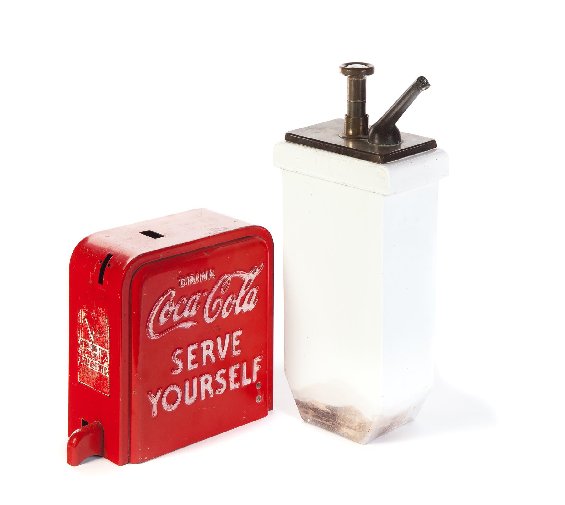 Appraisal: COCA-COLA VENDO JUNIOR TOPPER AND SYRUP DISPENSER American mid th