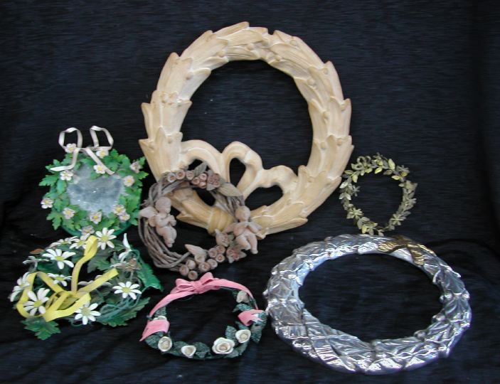 Appraisal: Seven-Piece Collection of Wreaths of various sizes and styles including