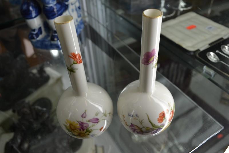 Appraisal: PAIR OF ROYAL WORCESTER SPECIMEN VASES