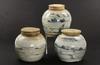 Appraisal: GROUP THREE EARLY GINGER JARS - th c Chinese Stoneware