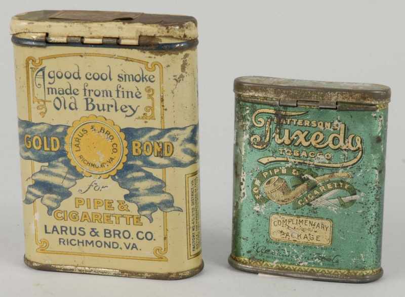 Appraisal: Lot of Pocket Tobacco Tins Description Includes one Gold Bond