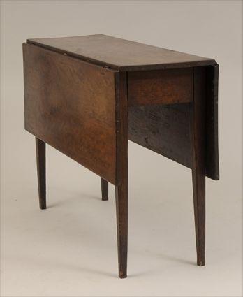 Appraisal: Federal Maple Drop-Leaf Table in x in in extended x