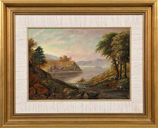 Appraisal: Ameilia Boulaeh British school late th century CASTLE ON A