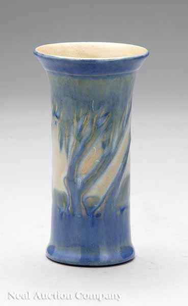 Appraisal: A Newcomb College Art Pottery High Glaze Vase decorated by