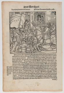 Appraisal: Cicero Marcus Tillius Four Pages from Geburlicher Werck Germany ca