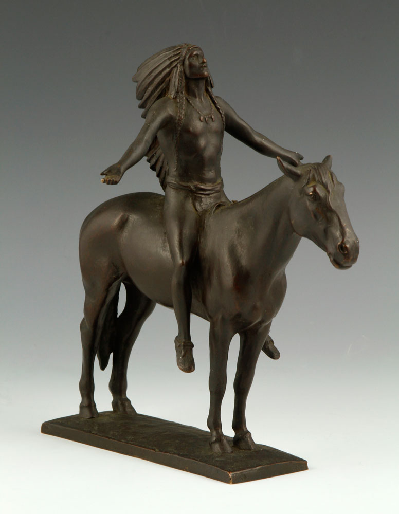 Appraisal: - Dallin Appeal to the Great Spirit Bronze Cyrus Edwin