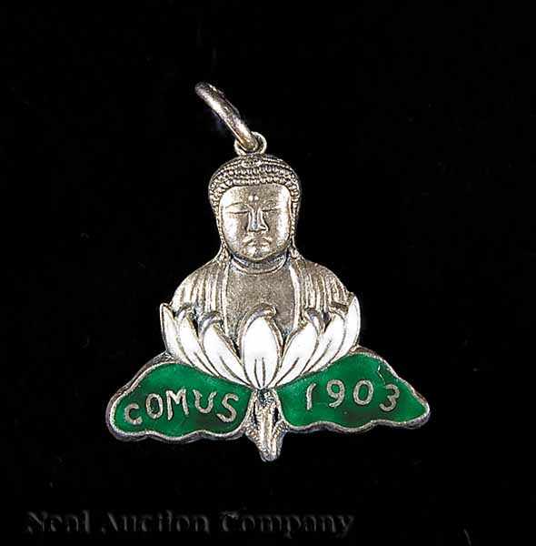 Appraisal: Mardi Gras Mistick Krewe of Comus sterling silver and enamel