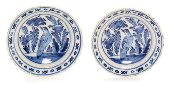 Appraisal: Sale Lot A Pair of Delft Bowls th century each