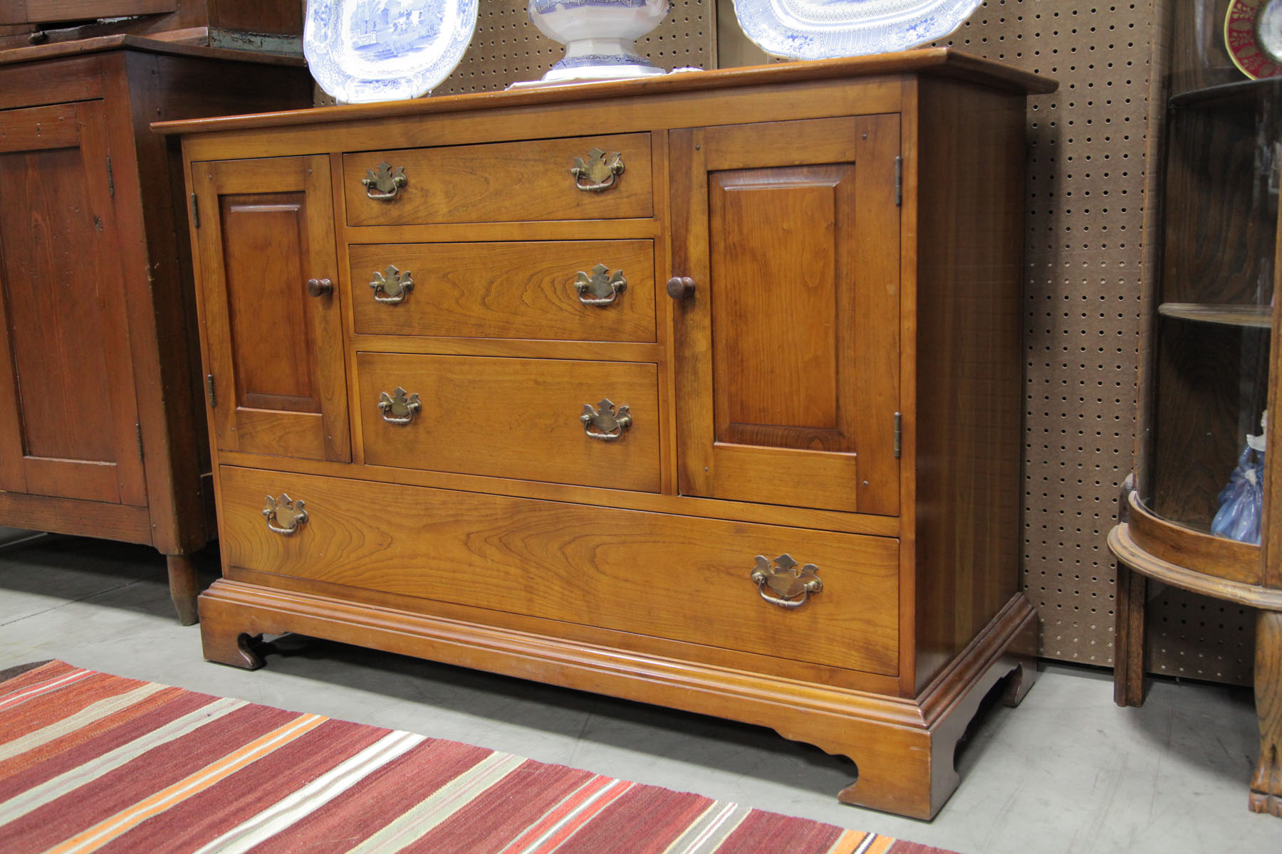 Appraisal: STICKLEY SIDEBOARD Syracuse New York mid th century Cherry with