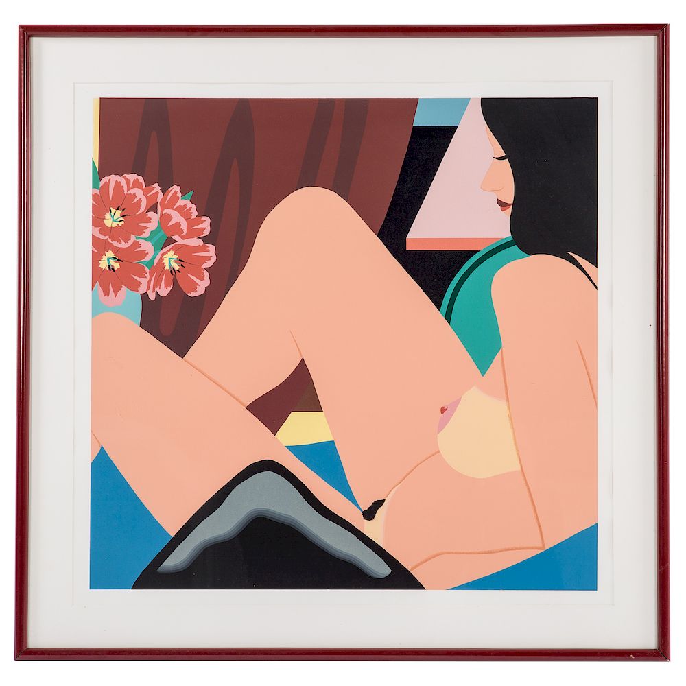 Appraisal: Tom Wesselmann Helen Nude screenprint American - Color screenprint ed