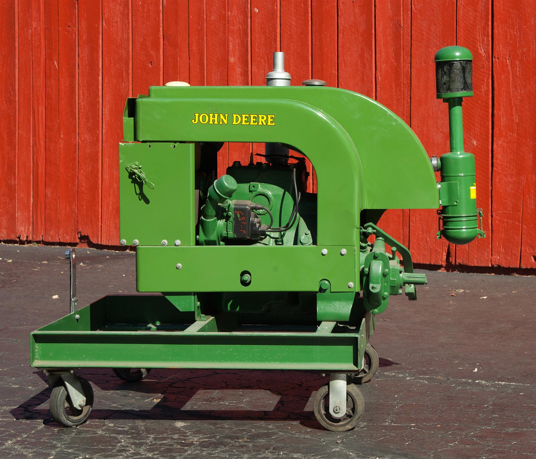 Appraisal: JOHN DEERE STATIONARY ENGINE American mid th century Beautifully restored