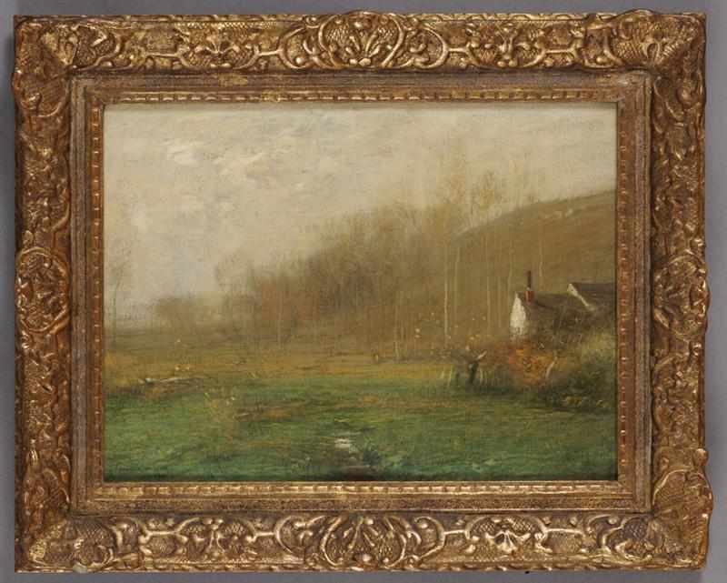 Appraisal: JOHN FRANCIS MURPHY - SPRING DAY Oil on canvas signed