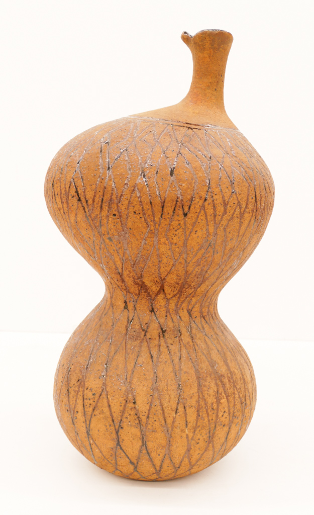 Appraisal: Mutsuo Yanagihara b Japanese ''Gourd Vase'' 's Stoneware ''x ''