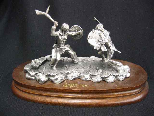 Appraisal: Chilmark Pewter Figurine ''Death Battle'' by Donald Polland limited edition