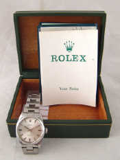 Appraisal: A gent's stainless steel Rolex precision wristwatch automatic movement circa