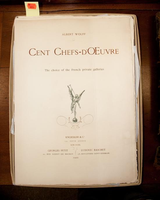 Appraisal: ART PRINTS Albert Wolff Cent Chefs -d'Oeuvre The Choice of