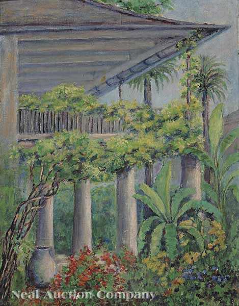 Appraisal: Eloise Walker Duffy Mississippi New Orleans - Plantation House oil