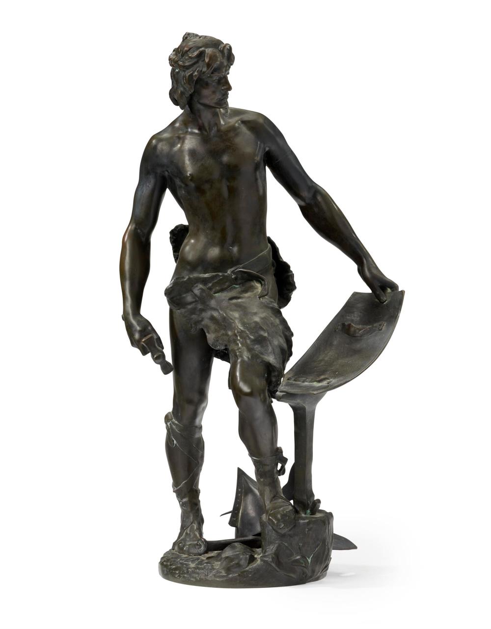 Appraisal: Andr Paul Arthur Massoulle - French Le Travail Patinated bronze