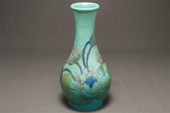 Appraisal: Rookwood double vellum glazed art pottery vase dated floral decoration