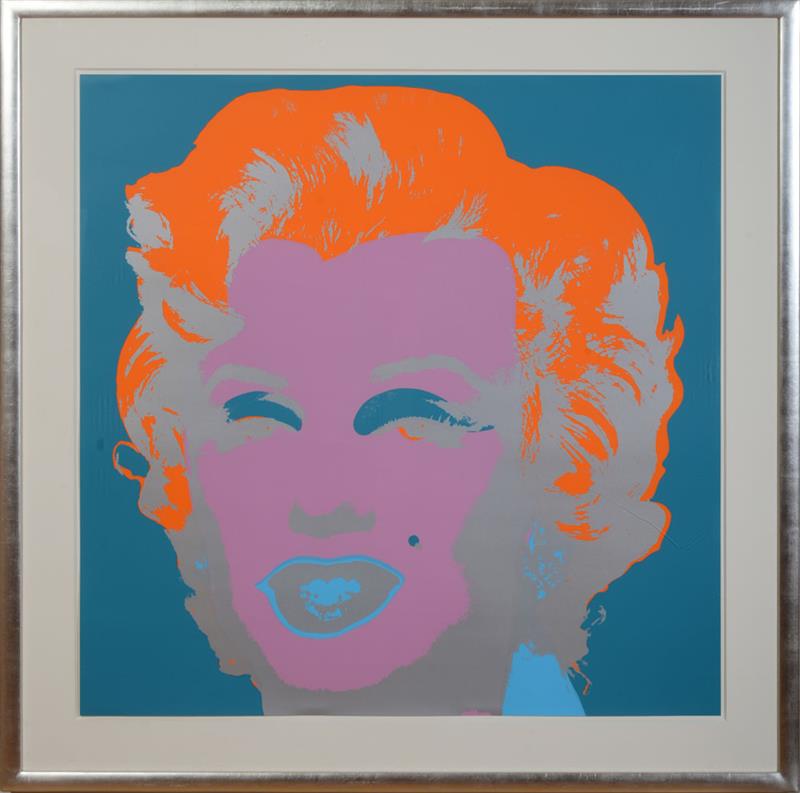 Appraisal: AFTER ANDY WARHOL BY SUNDAY B MORNING MARILYN MONROE Screenprint