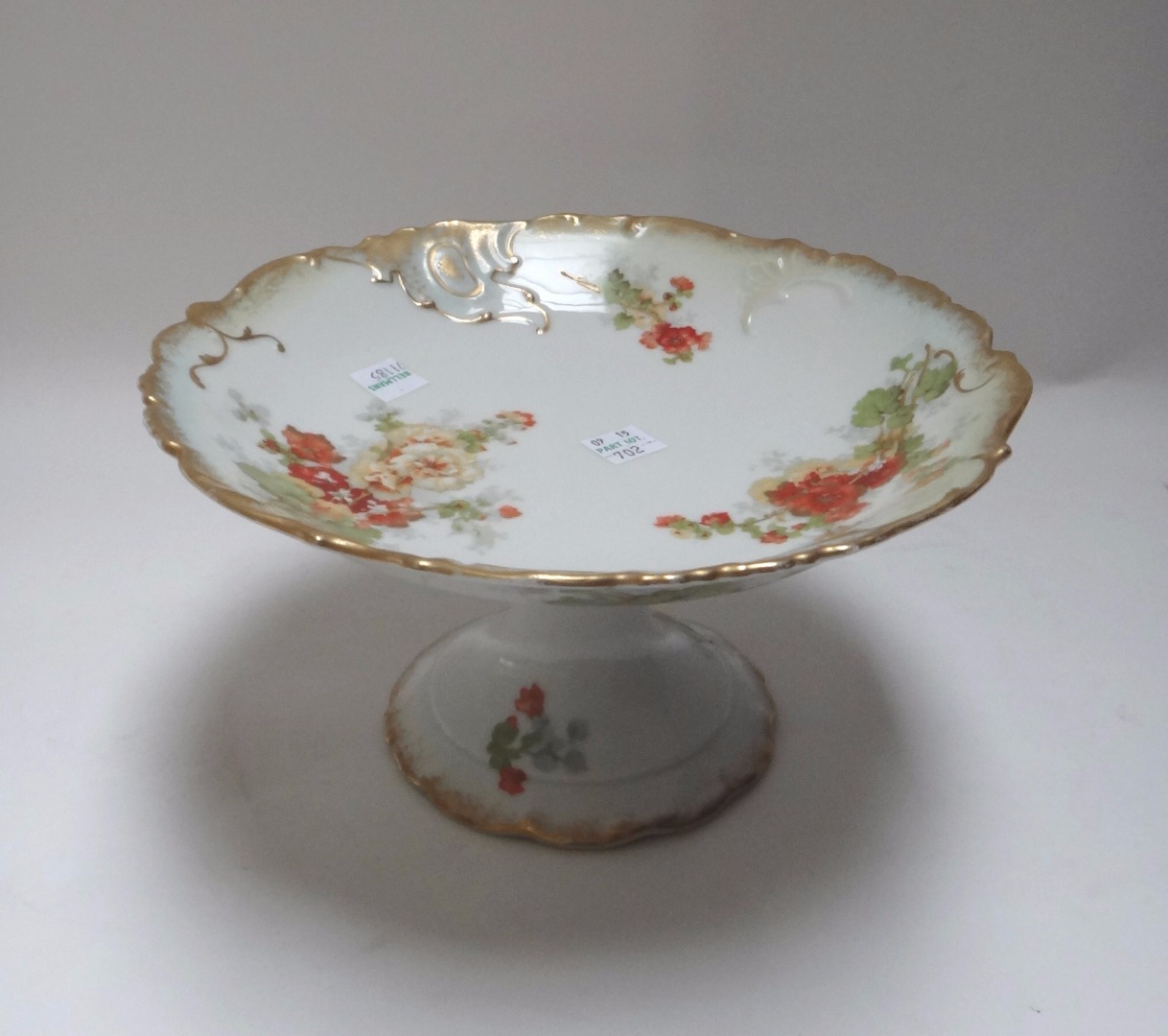 Appraisal: A Limoges porcelain dessert service early th century transfer printed