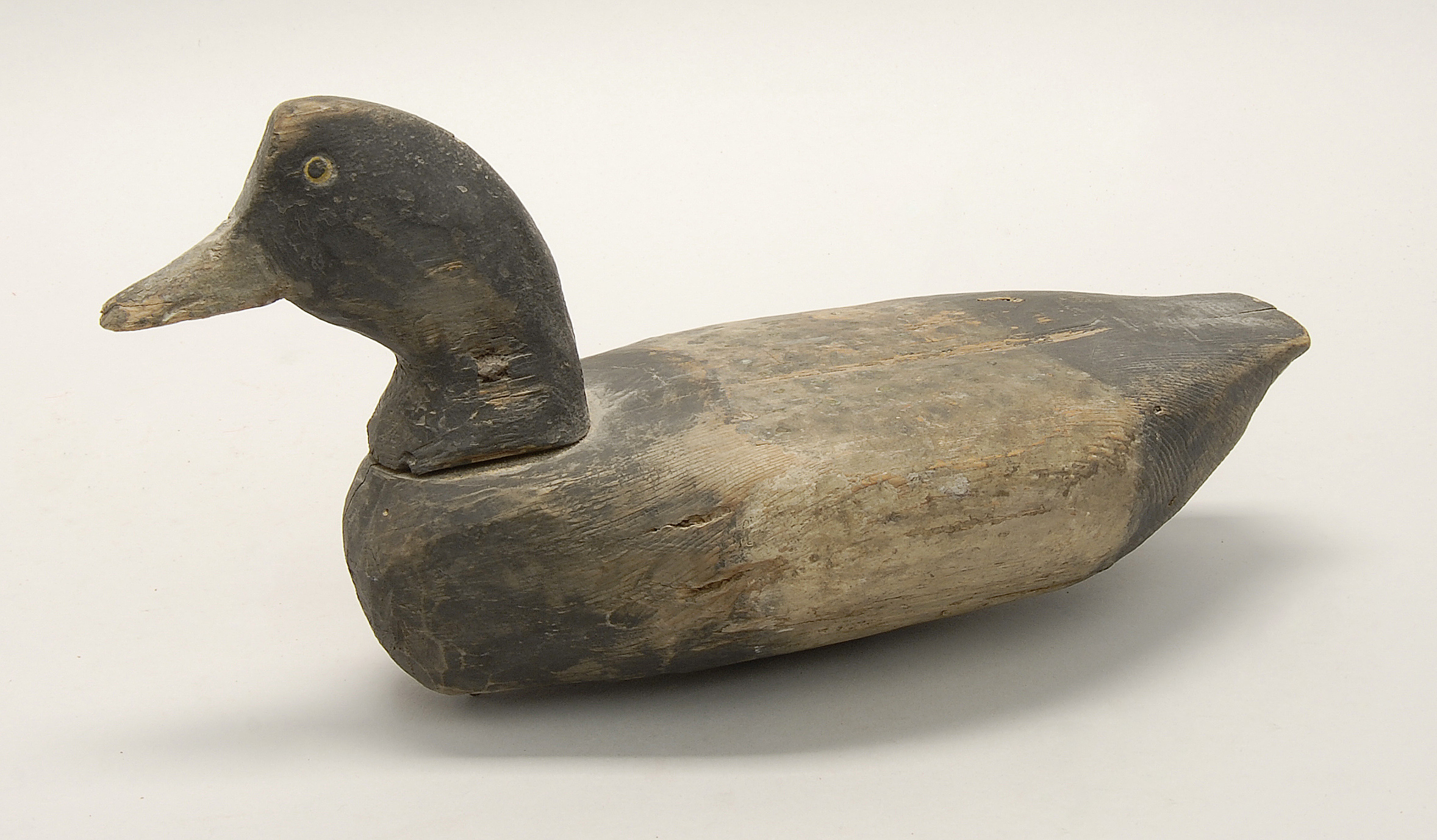 Appraisal: BLUEBILL DRAKE DECOY From Long Island New York Maker unknown