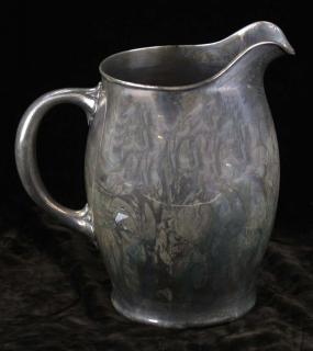 Appraisal: Whiting Manufacturing Co Sterling Silver Water Pitcher with ornate mongram