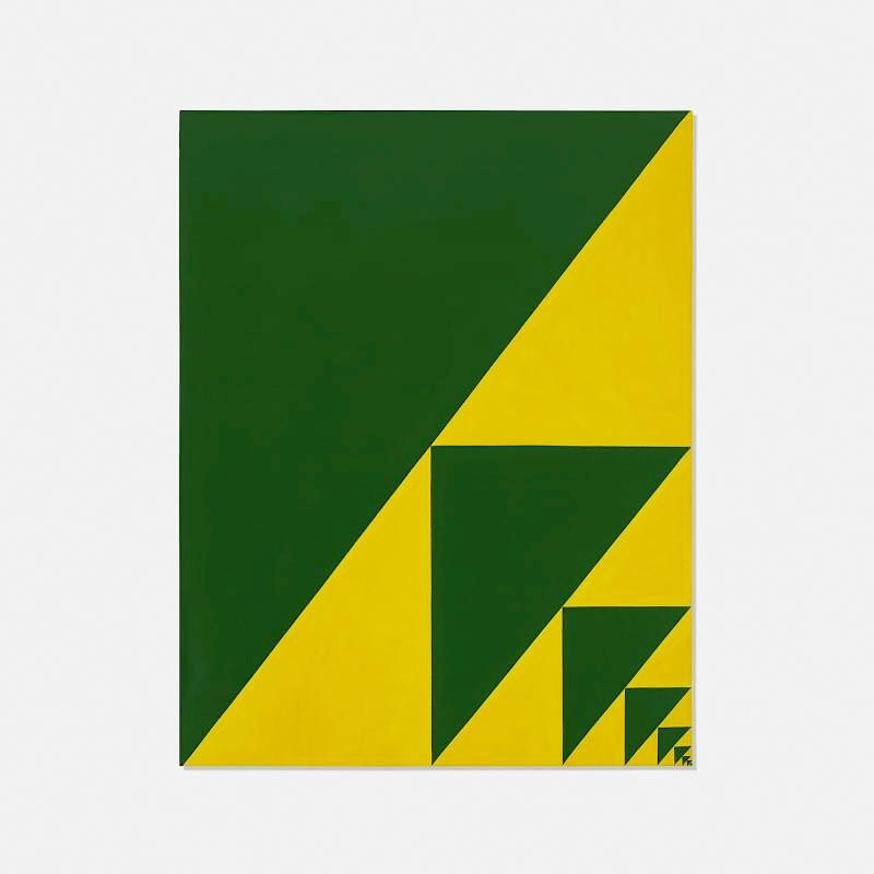 Appraisal: Mark Dagley Endless Sequence Green Yellow Mark Dagley Endless Sequence