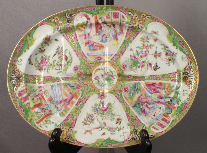 Appraisal: Chinese export porcelain fine Rose Medallion well and tree platter