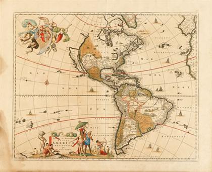 Appraisal: piece Hand-Colored Engraved Map Visscher N icholas Novissima et Accuratissima