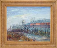 Appraisal: WALTER EMERSON BAUM American - PENNSYLVANIA INDUSTRY Oil on board