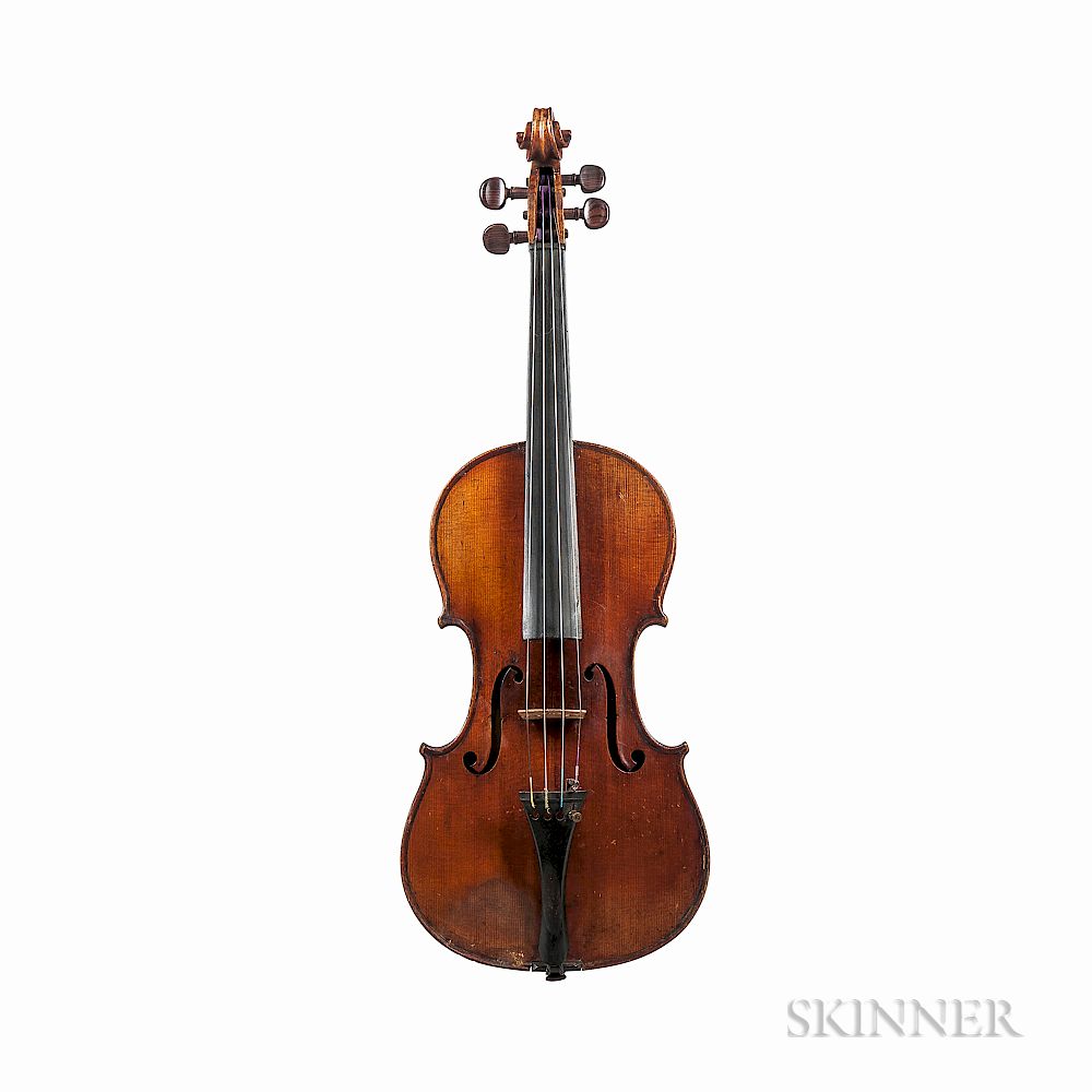 Appraisal: French Violin French Violin labeled Antonius Stradiuarius Cremonensis Faciebat Anno