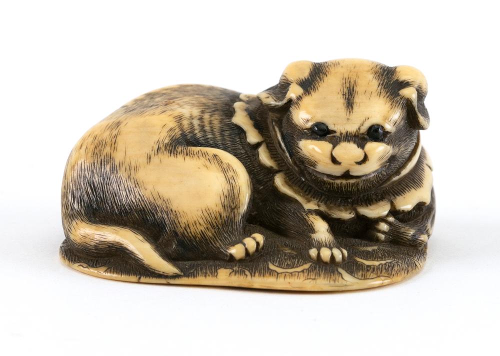 Appraisal: JAPANESE NETSUKE TH CENTURY LENGTH JAPANESE NETSUKE th Century A