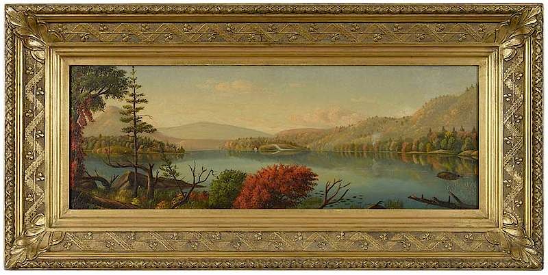 Appraisal: Levi Wells Prentice American - Adirondack Lake inscribed indistinctly lower