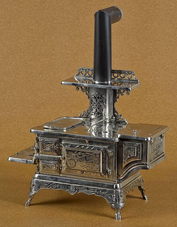 Appraisal: Detroit Stove Works cast iron and nickel Jewel R Detroit