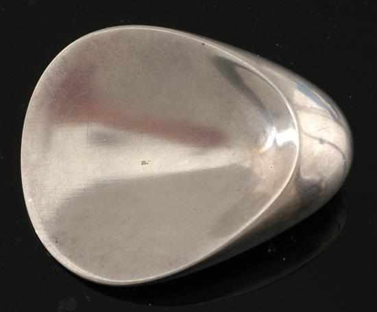 Appraisal: A brooch by Georg Jensen Designed by Nanna and Jorgen