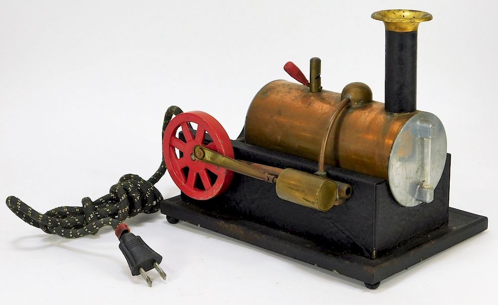 Appraisal: Antique Miller Electric Steam Engine United States Early th Century