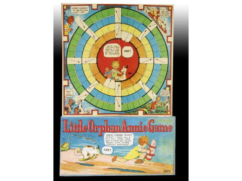 Appraisal: Lot of Little Orphan Annie Board Games with Ori Description