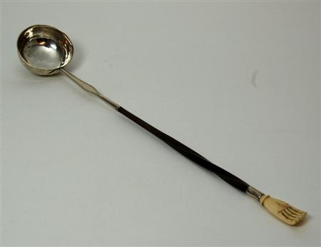 Appraisal: Dundee - an unusual novelty Scottish provincial punch ladle William