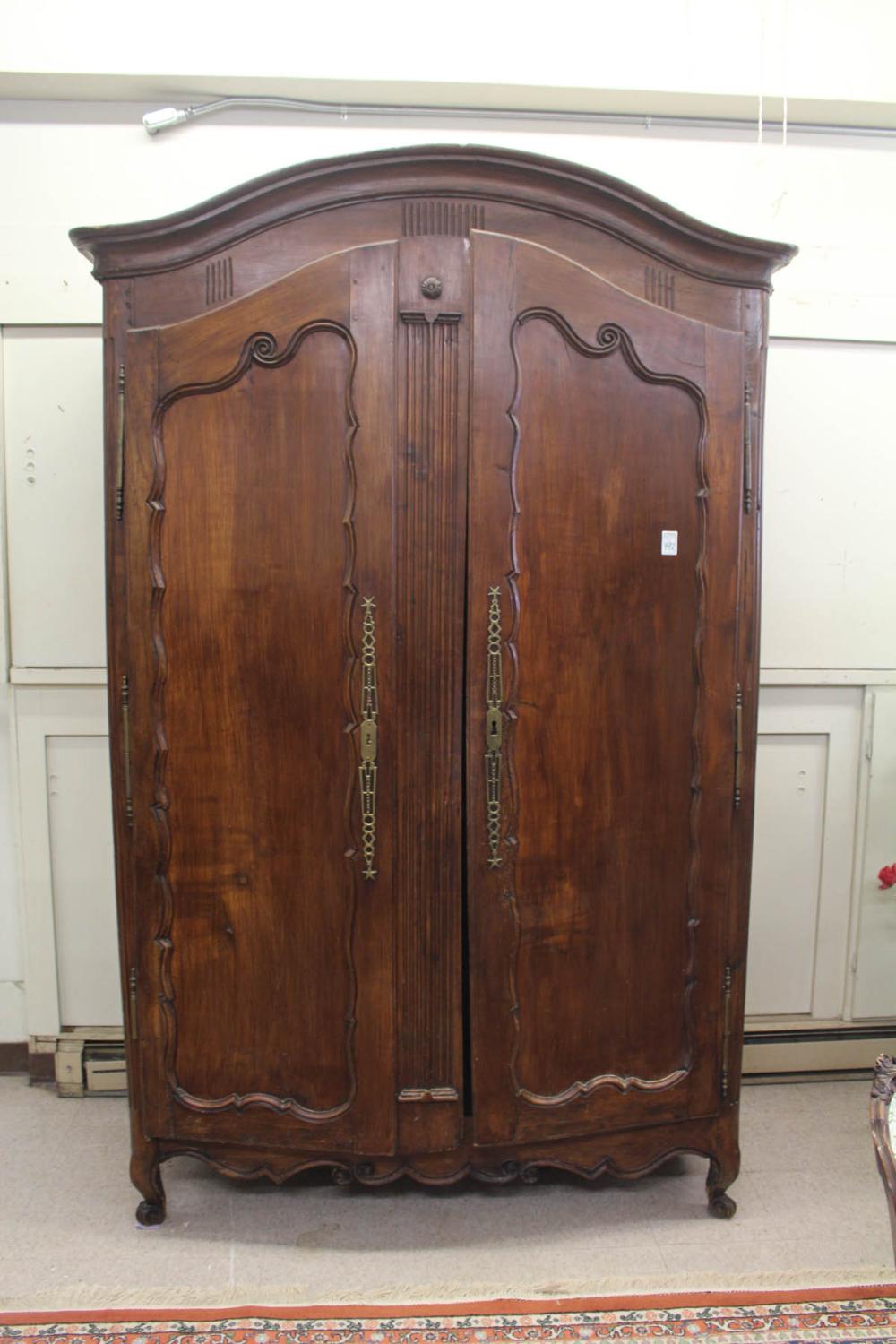 Appraisal: COUNTRY PROVINCIAL DOUBLE-DOOR ARMOIRE French th century H x W