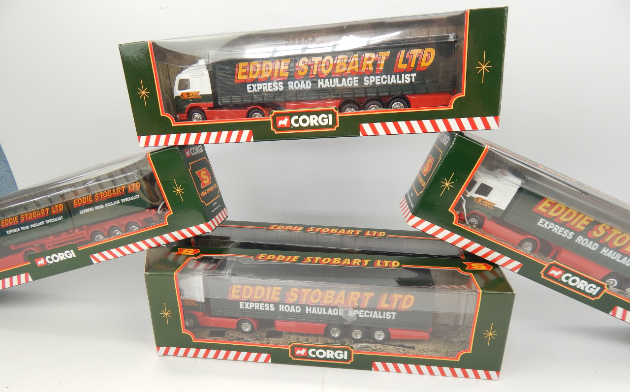 Appraisal: Corgi diecast vehicles including Eddie Stobart lorries