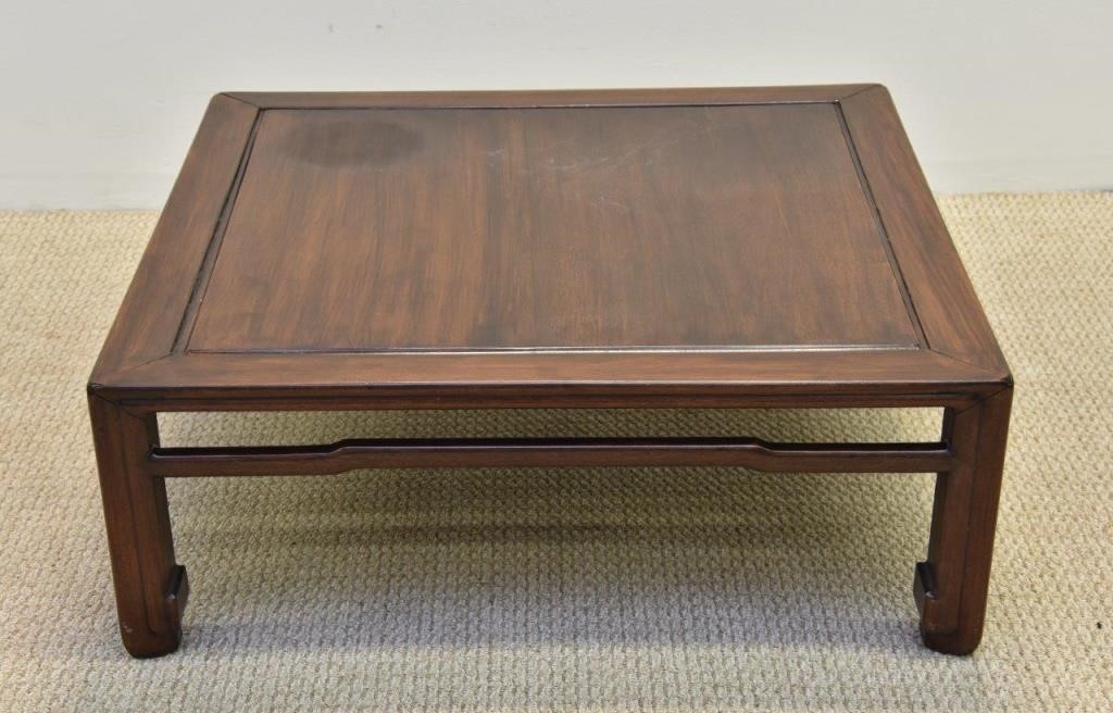 Appraisal: Asian hardwood low table h x w x d Condition