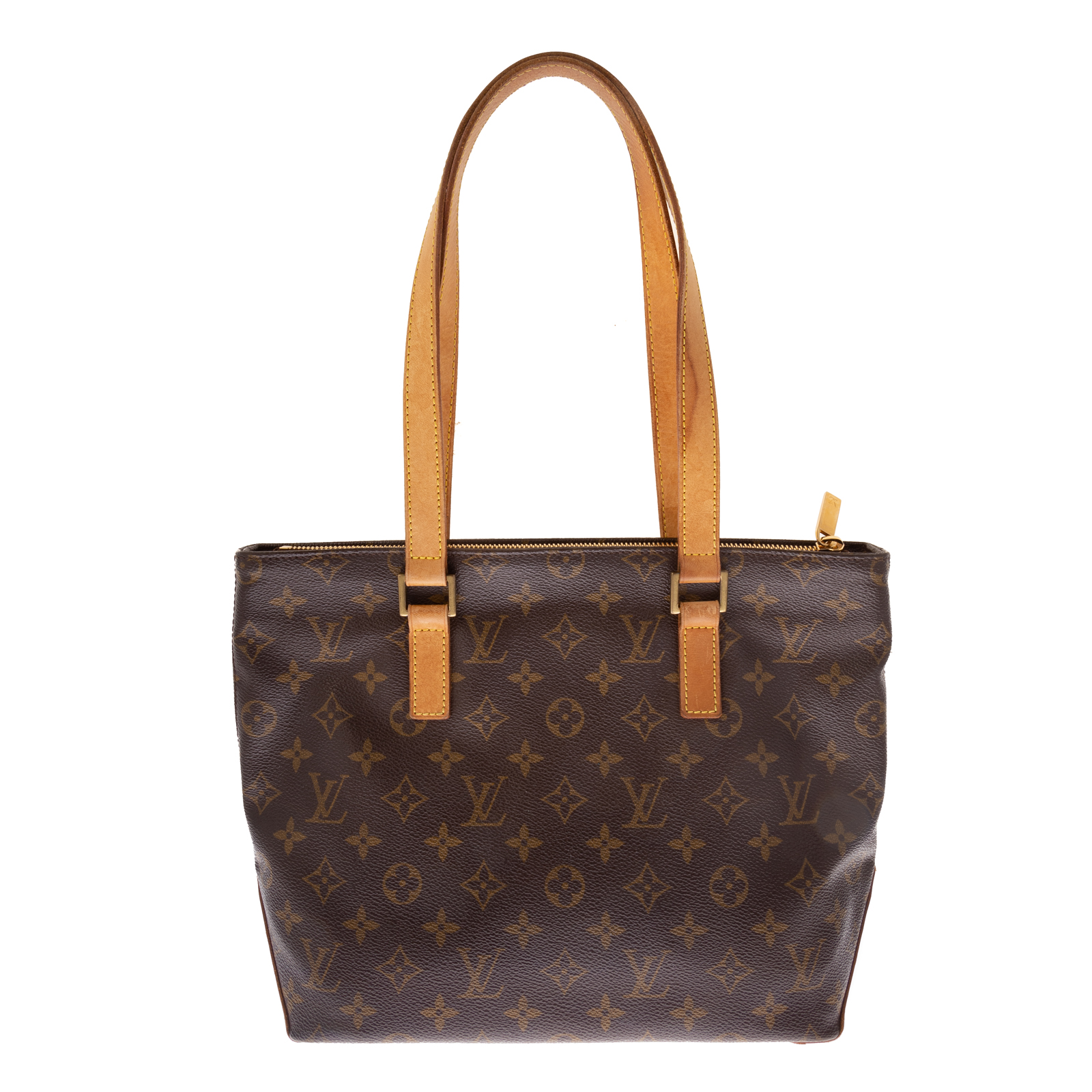 Appraisal: A LOUIS VUITTON MONOGRAM CABAS PIANO A brown and tan