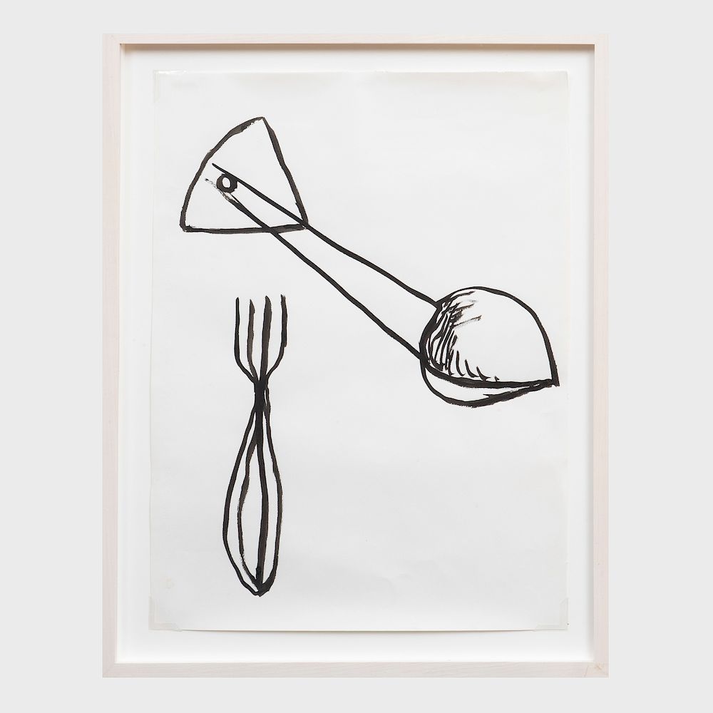 Appraisal: Alexander Calder - Household Objects for Calder's Universe Ink on